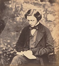 Lewis Carroll em 1856, auto-retrato
