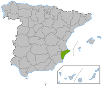 Provinsen Alicante.