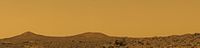 Marshimlen vid middagstid, avbildad av Pathfinder-rovern (juni 1999)  