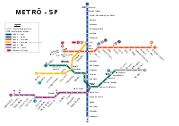 Système de cartes du métro de São Paulo