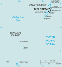 Kaart van Palau