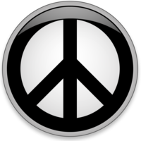  Een vredesteken