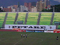 Het Olimpico stadion van Deportivo Petare.  