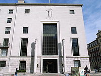 英国王立建築家協会の建物、ポートランド・プレイス（ロンドン）。