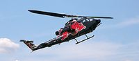 Red Bull's AH-1F Cobra helikopter