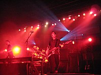 Rise Against performing at San Juan Hill, New York, em apoio ao seu recém lançado álbum, Appeal to Reason.