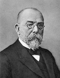 Robert Hermann Koch (11 décembre 1843 - 27 mai 1910) est un médecin allemand qui a développé les postulats de Koch.