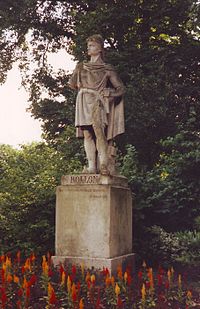 Standbeeld van Rollo in Rouen.