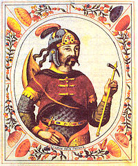 Bilden av Rurik från ryska manuskript