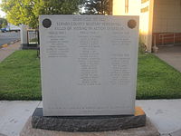 Sewardin piirikunnan veteraanien muistomerkki  