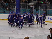 Het team van Slowakije op de Olympische Winterspelen van 2002.  