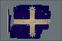 De Eureka Vlag in de Ballarat Art Gallery