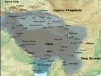 Zhangzhung a jeho hlavní město Kyunglung pod vládou Tibetské říše  