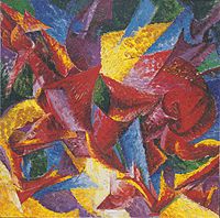 Umberto Boccioni, Plastische vormen (1913/14)