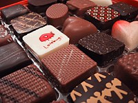 Chocolates para o Dia dos Namorados, 14 de fevereiro.