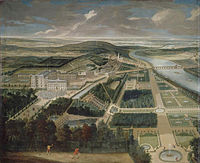 Vista del siglo XVII de la finca de Saint Cloud por Étienne Allegrain  