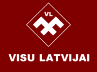 Logo-ul "Totul pentru Letonia!".  