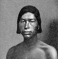 A young Chickasaw warrior around 1830