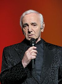 Aznavour in juni 2014  