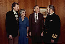 Koop dopo essere diventato chirurgo generale degli Stati Uniti, novembre 1981