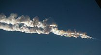 Meteor över Chelyabinsk
