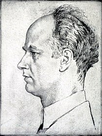 Retrato de Wilhelm Furtwängler por Emil Orlik