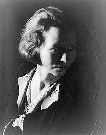 Edna St. Vincent Millay, gefotografeerd door Carl Van Vechten, 1933  