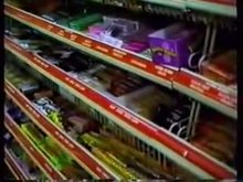 Media afspelen Een video van de binnenkant van een 7-Eleven winkel in Florida in 1987.  