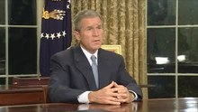 Play media file George W. Bush's speech to the nation on the evening of September 11.