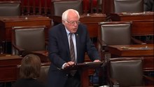 Media afspelen Sanders spreekt in de nasleep van het honkbalschieten van het Congres in 2017 op Capitol Hill, juni 2017.