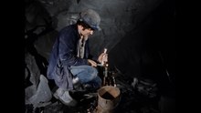 Play media file Video: Slate mining in the Eifel. Underground mining in the Margareta pit, 1983