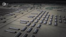 Play media file Animation on the construction of the Auschwitz concentration camp