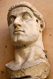 Head of the Colossal Statue of Constantine the Great, Capitoline Museums, Rome