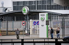 Entrance 7 to the current plant in Mladá Boleslav