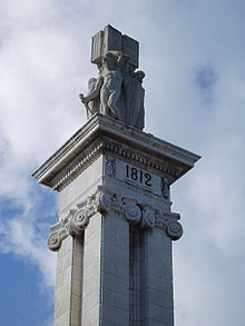 Monument in memory of the Cortes of Cadiz (1810-1813), which created the first Spanish Constitution.