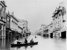 Brisbane in de overstroming van 1893