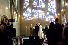 Protestant wedding ceremony in Cologne (­Reformation Church ­in Cologne-Bayenthal, 2007)