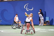 Wheelchair tennis doubles at the 2008 Paralympics in Beijing