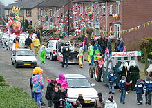 Street carnival in a Catholic village in the eastern Netherlands
