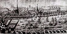 Flensburg harbour around 1783