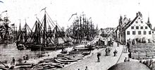 Ship bridge around 1833
