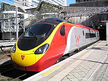Virgin Trains Klasse 390 nr. 390029 bij Birmingham New Street  