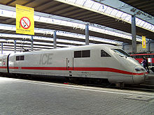 ICE-1 powercar 401 002 in Munich main station