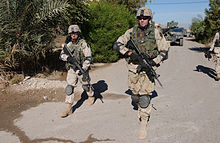 US infantry in Iraq