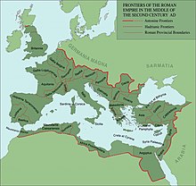Roman Limites in the 2nd century AD.