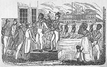 Un sclav vândut la o licitație publică  