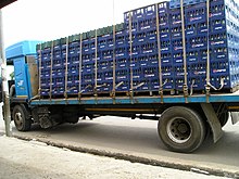 Pepsi-tuotteiden kuljetus Sambiassa  
