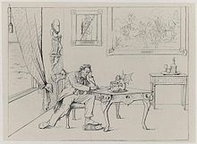 Lincoln'ün Beyanname'yi yazmasıyla ilgili düşmanca karikatür