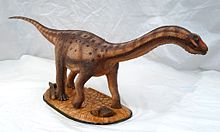Sculptuur van Adamantisaurus