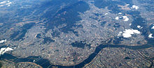 Bird's eye view of the city of Seoul